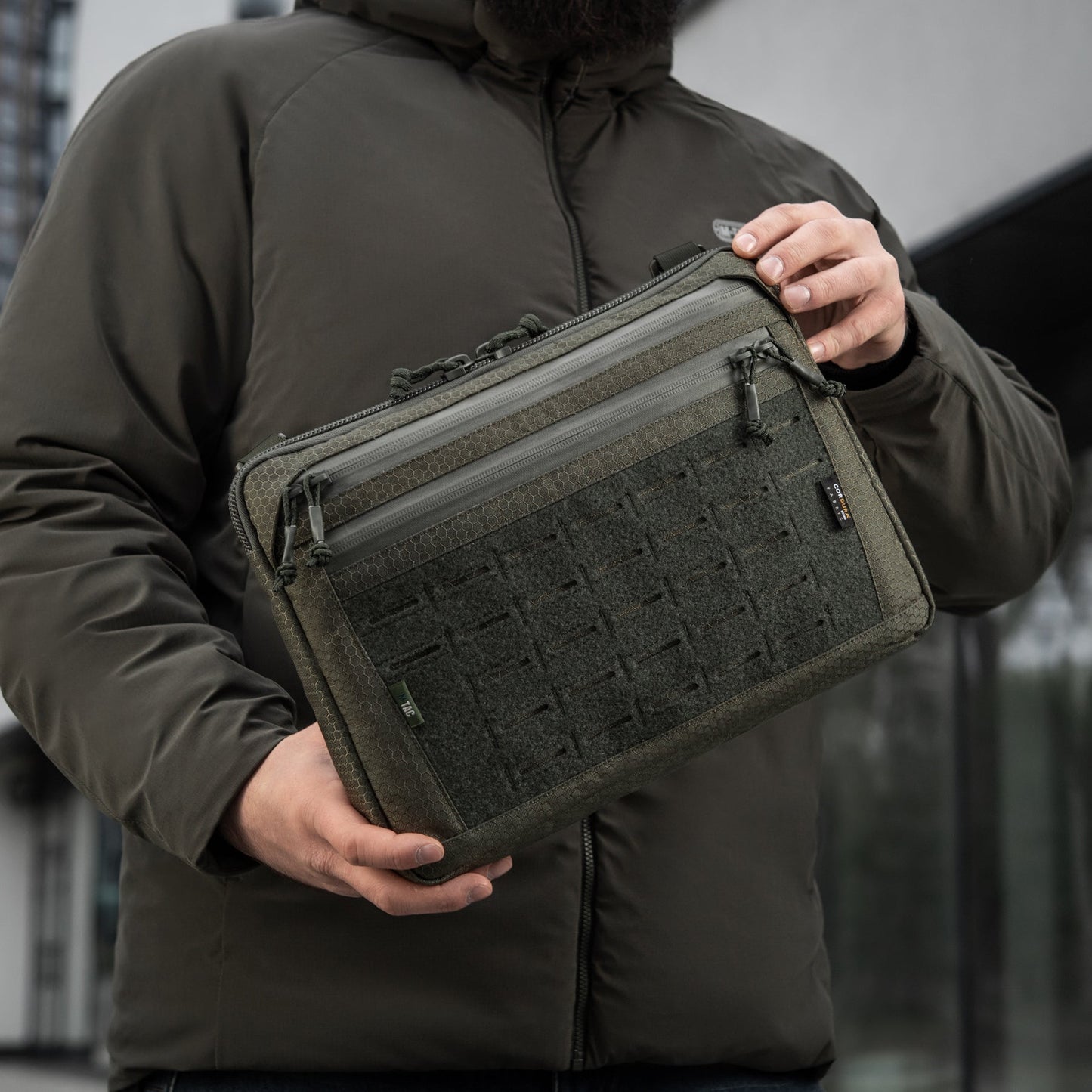 M-Tac Admin Bag Large Elite Hex with Loop