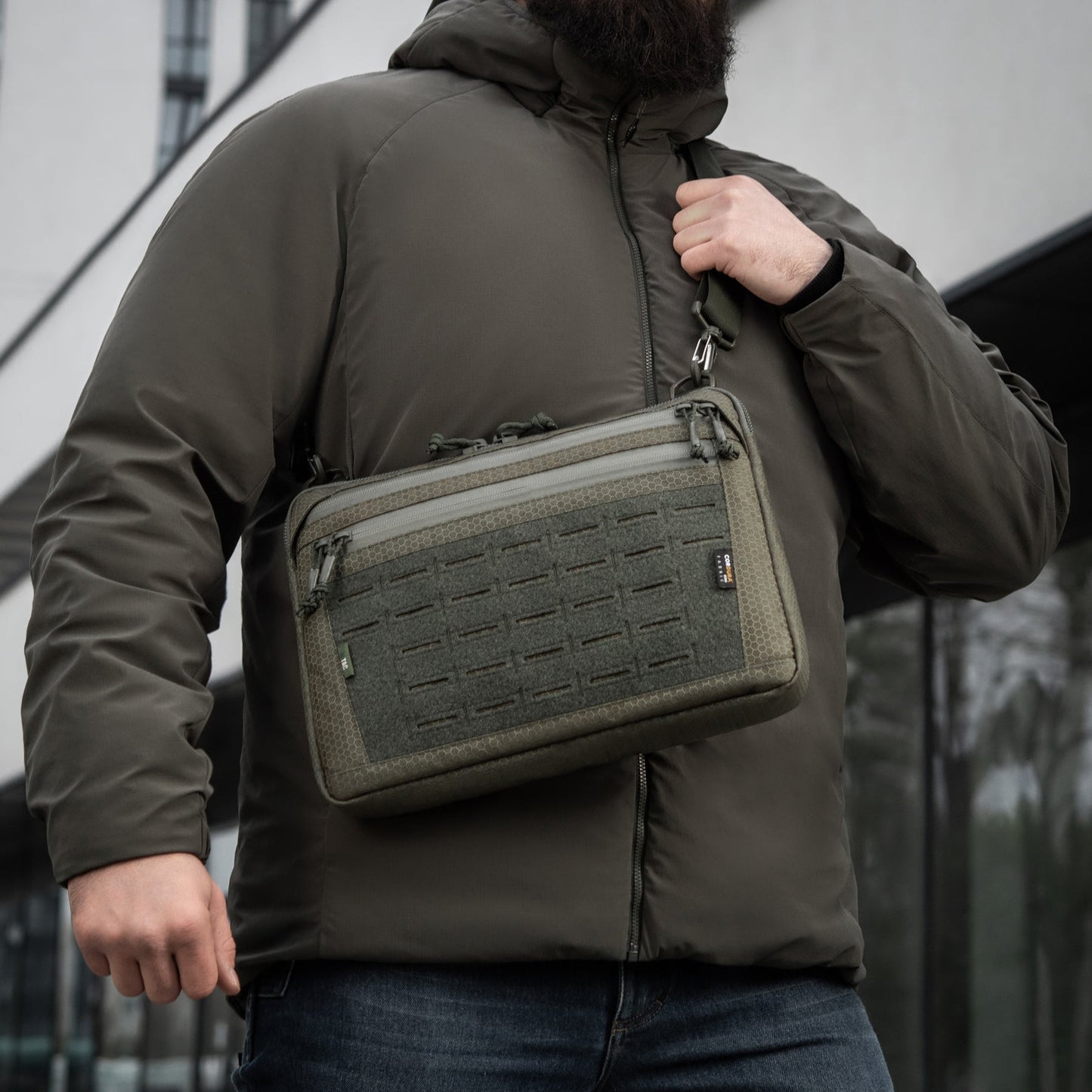 M-Tac Admin Bag Large Elite Hex with Loop