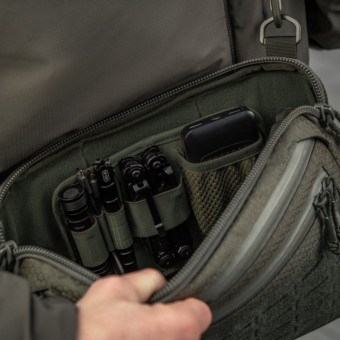 M-Tac Admin Bag Large Elite Hex with Loop