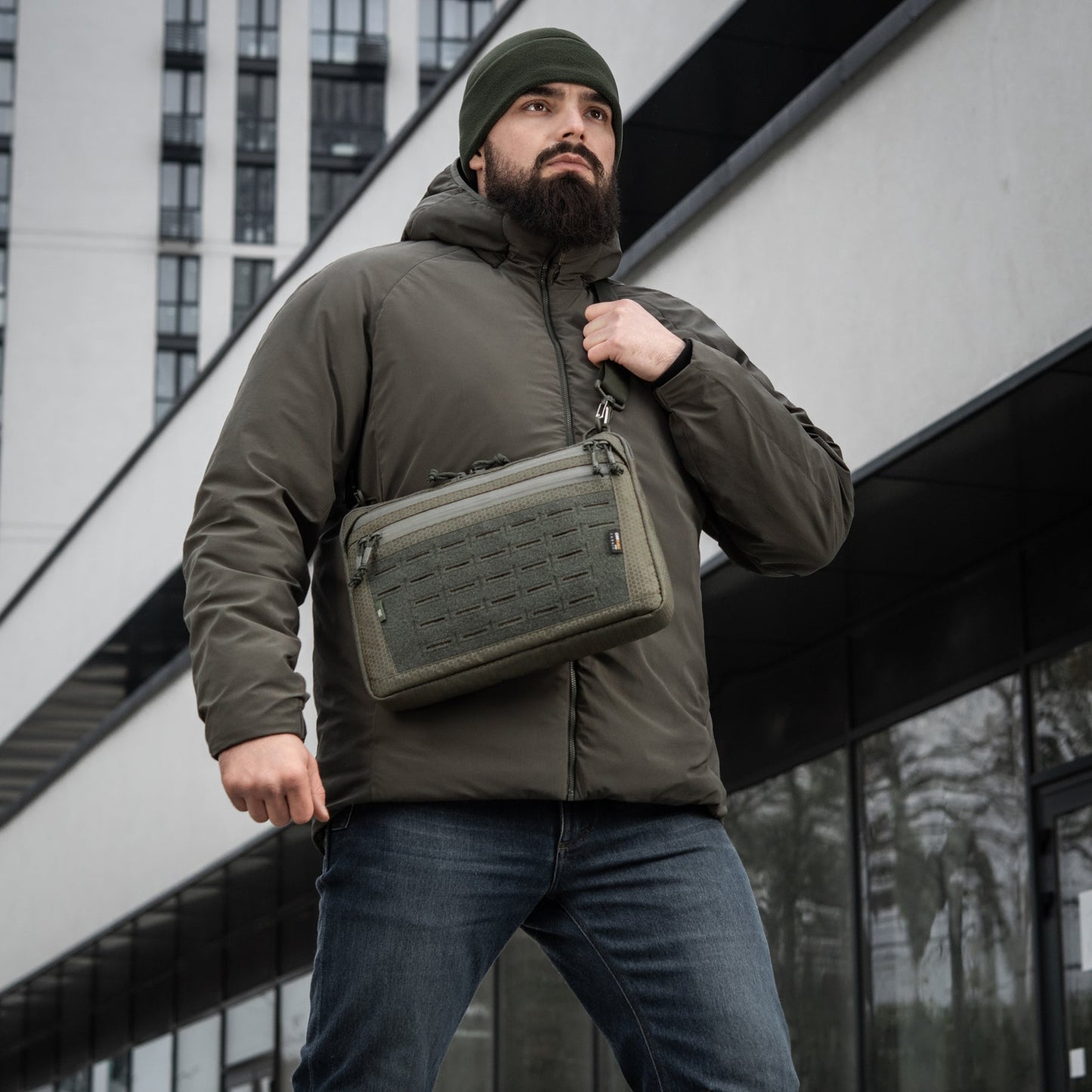 M-Tac Admin Bag Large Elite Hex with Loop