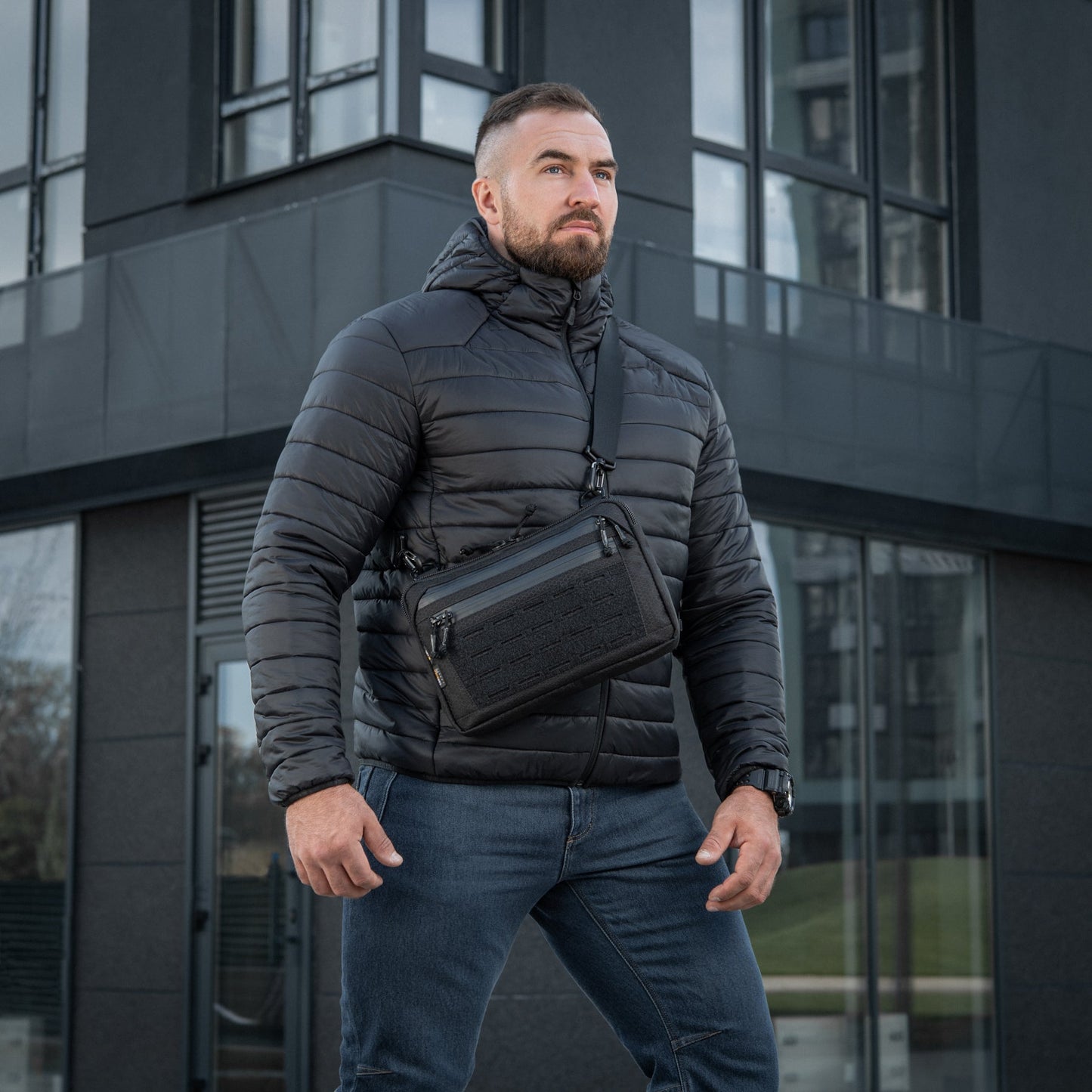 M-Tac Admin Bag Medium Elite with Loop Hex