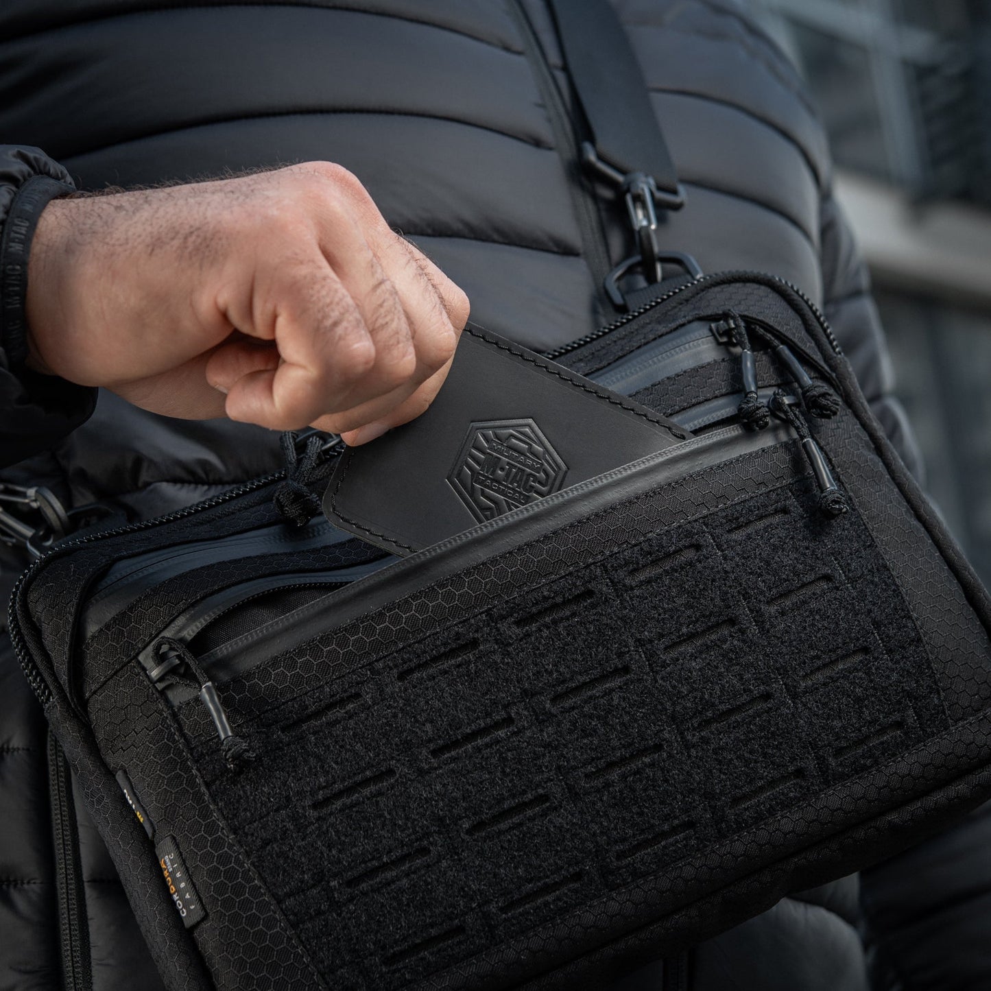 M-Tac Admin Bag Medium Elite with Loop Hex