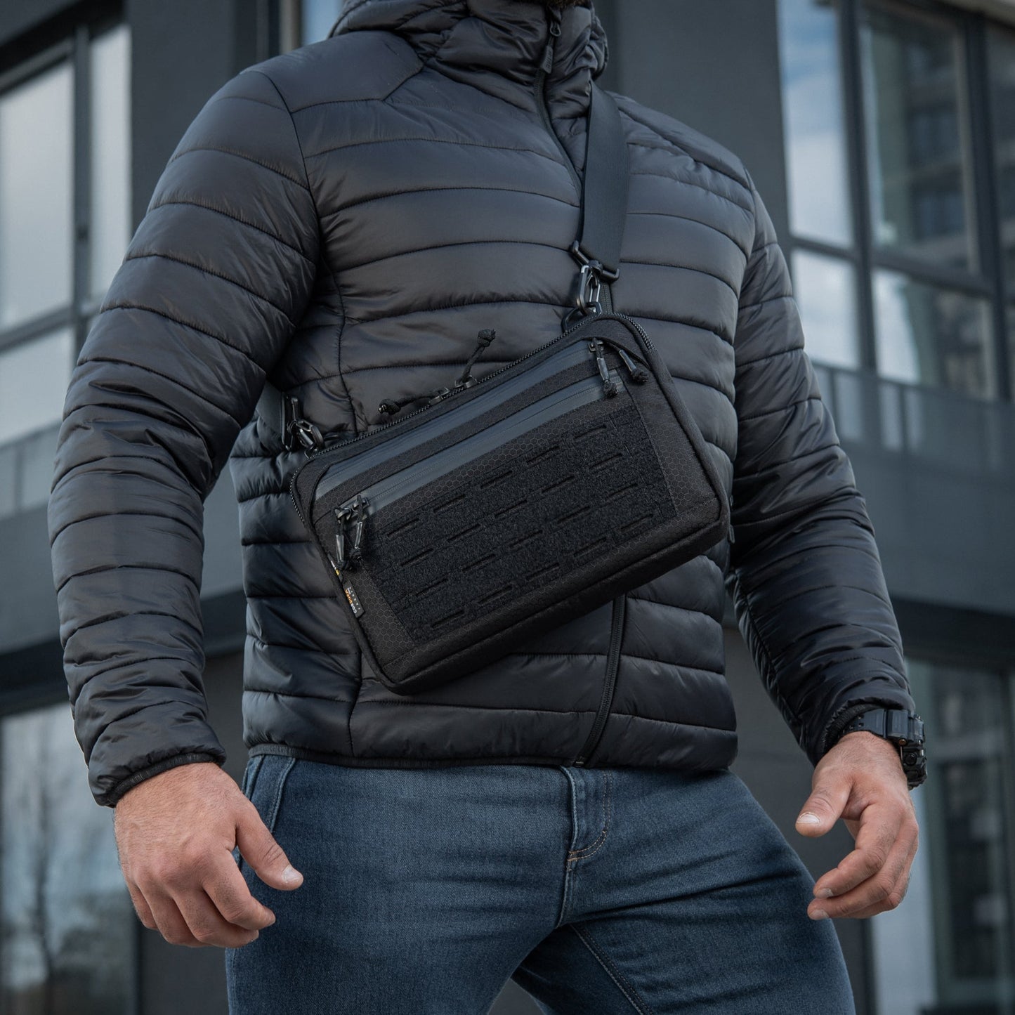 M-Tac Admin Bag Medium Elite with Loop Hex