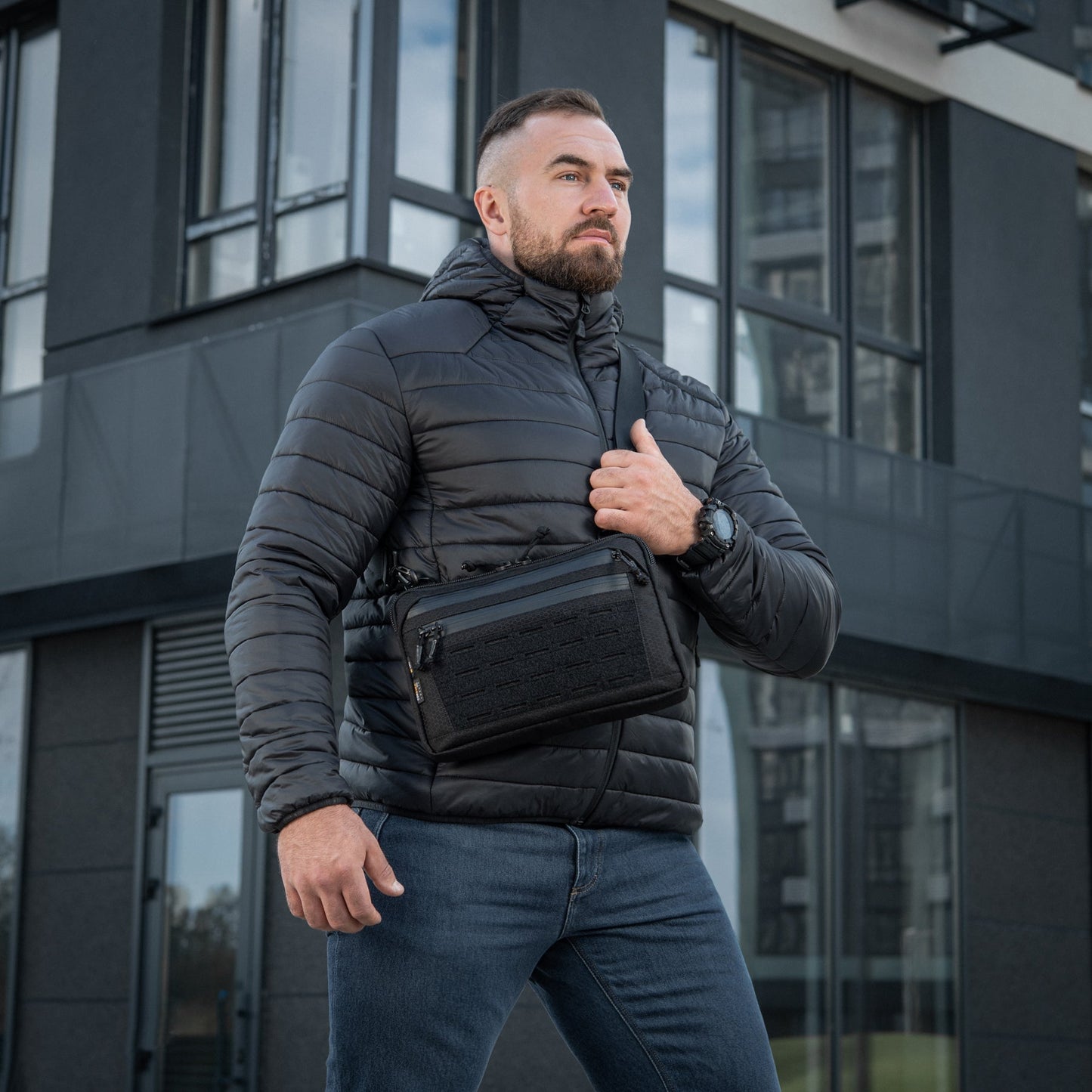 M-Tac Admin Bag Medium Elite with Loop Hex