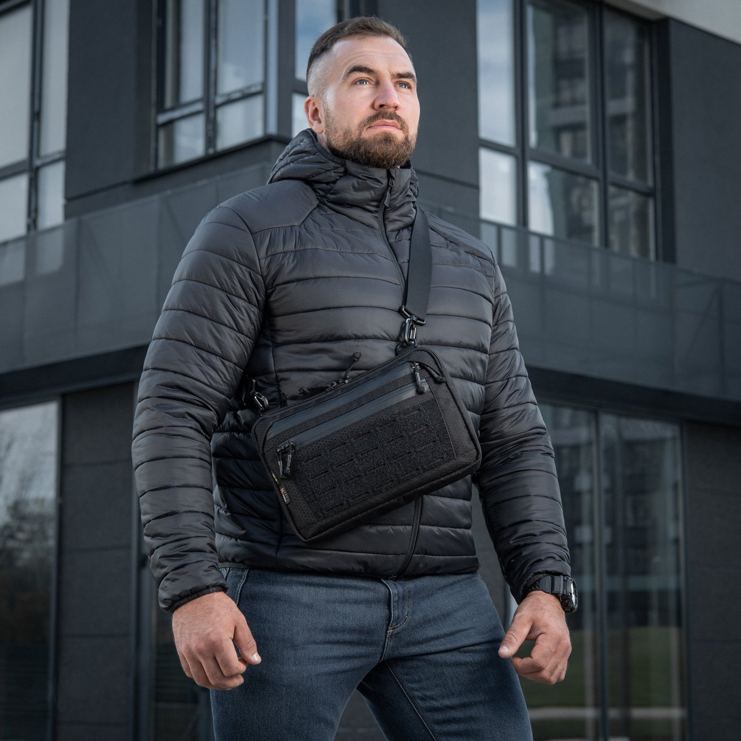 M-Tac Admin Bag Medium Elite with Loop Hex