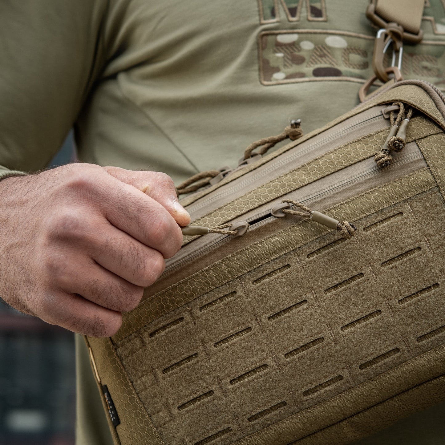 M-Tac Admin Bag Medium Elite with Loop Hex