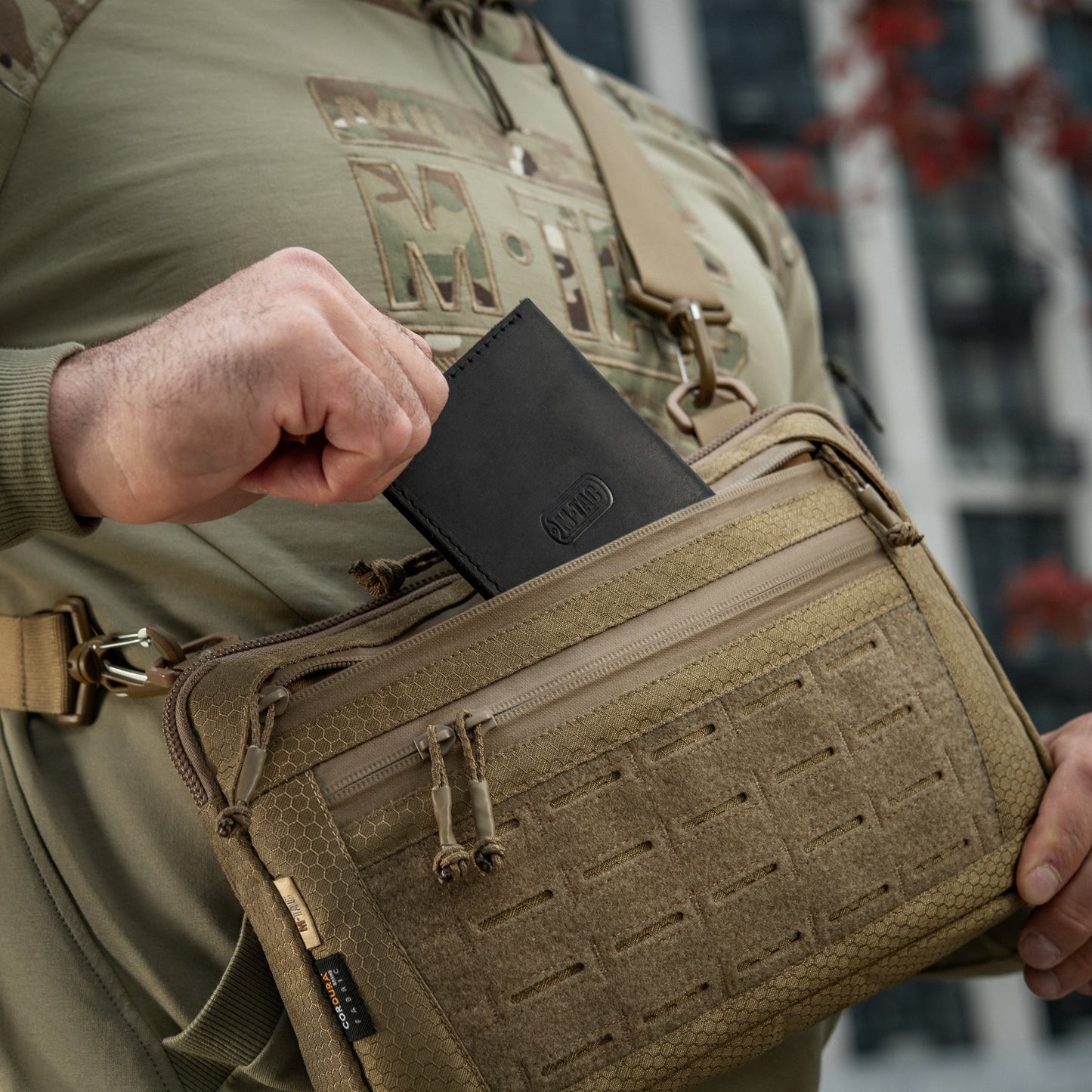 M-Tac Admin Bag Medium Elite with Loop Hex