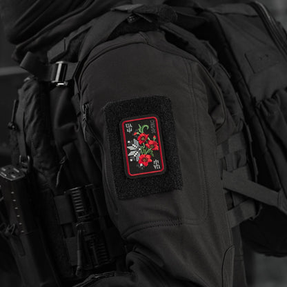 M-Tac Patch Ornament Poppy Embroidery