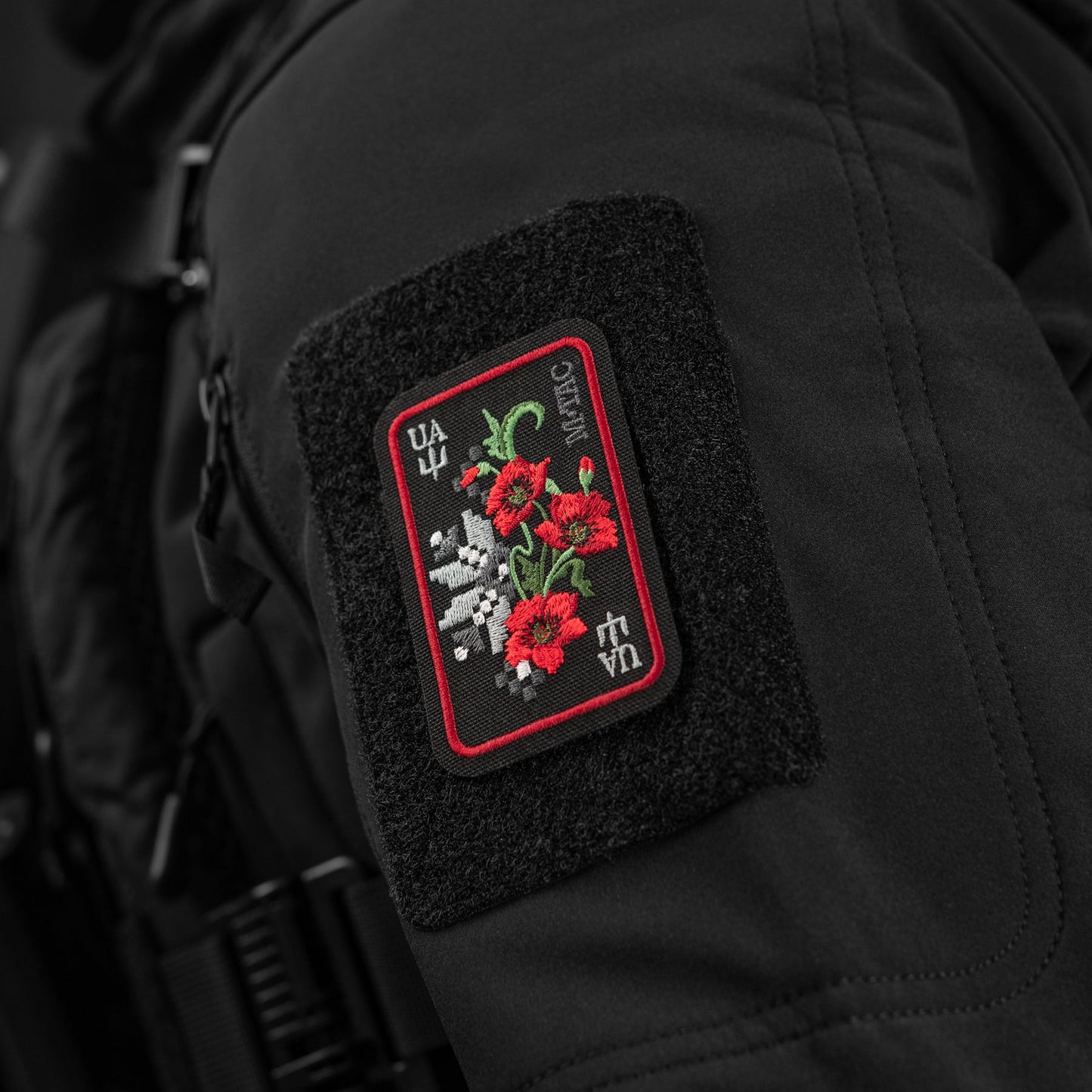 M-Tac Patch Ornament Poppy Embroidery