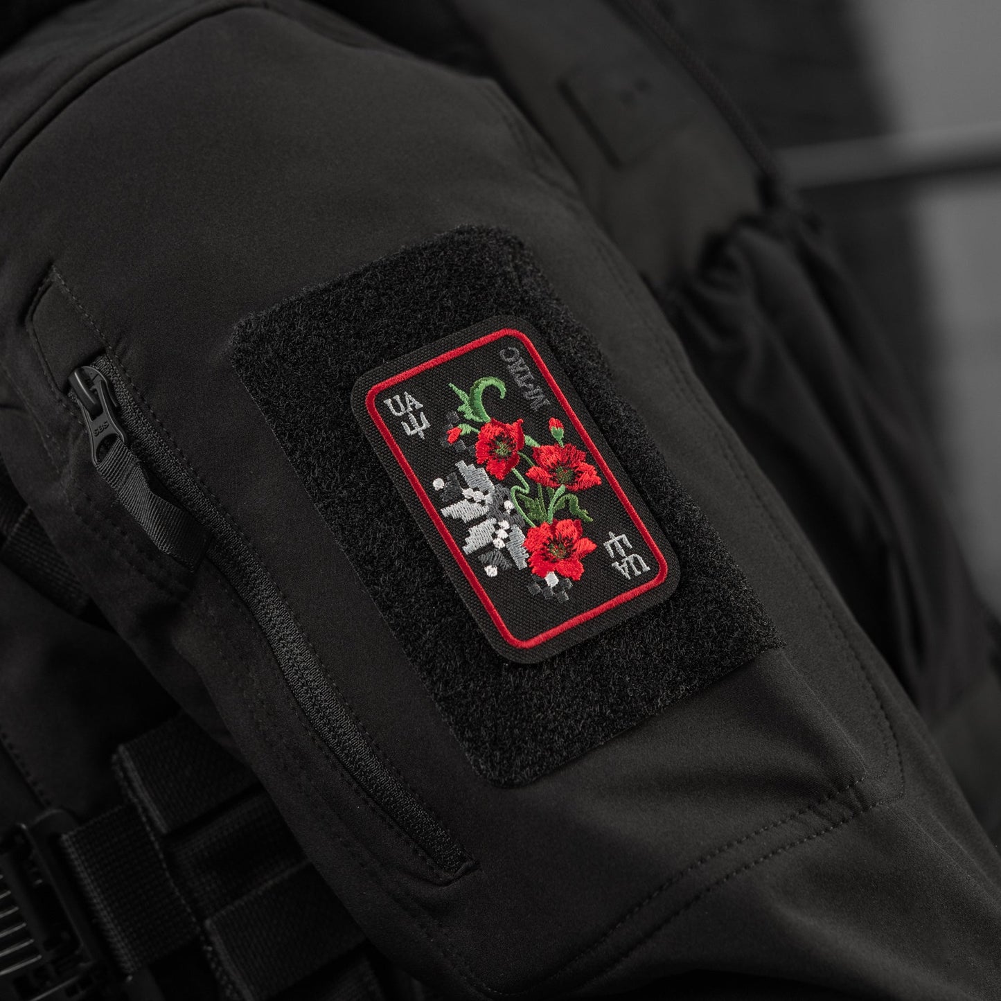 M-Tac Patch Ornament Poppy Embroidery