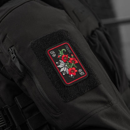 M-Tac Patch Ornament Poppy Embroidery