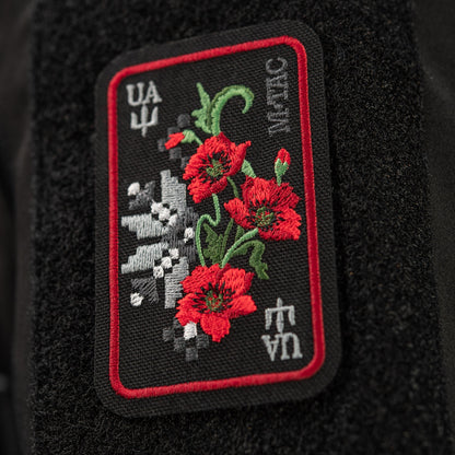 M-Tac Patch Ornament Poppy Embroidery