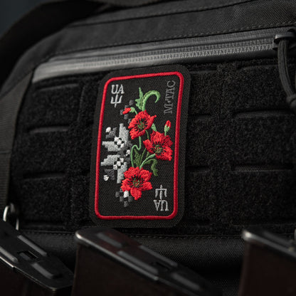 M-Tac Patch Ornament Poppy Embroidery