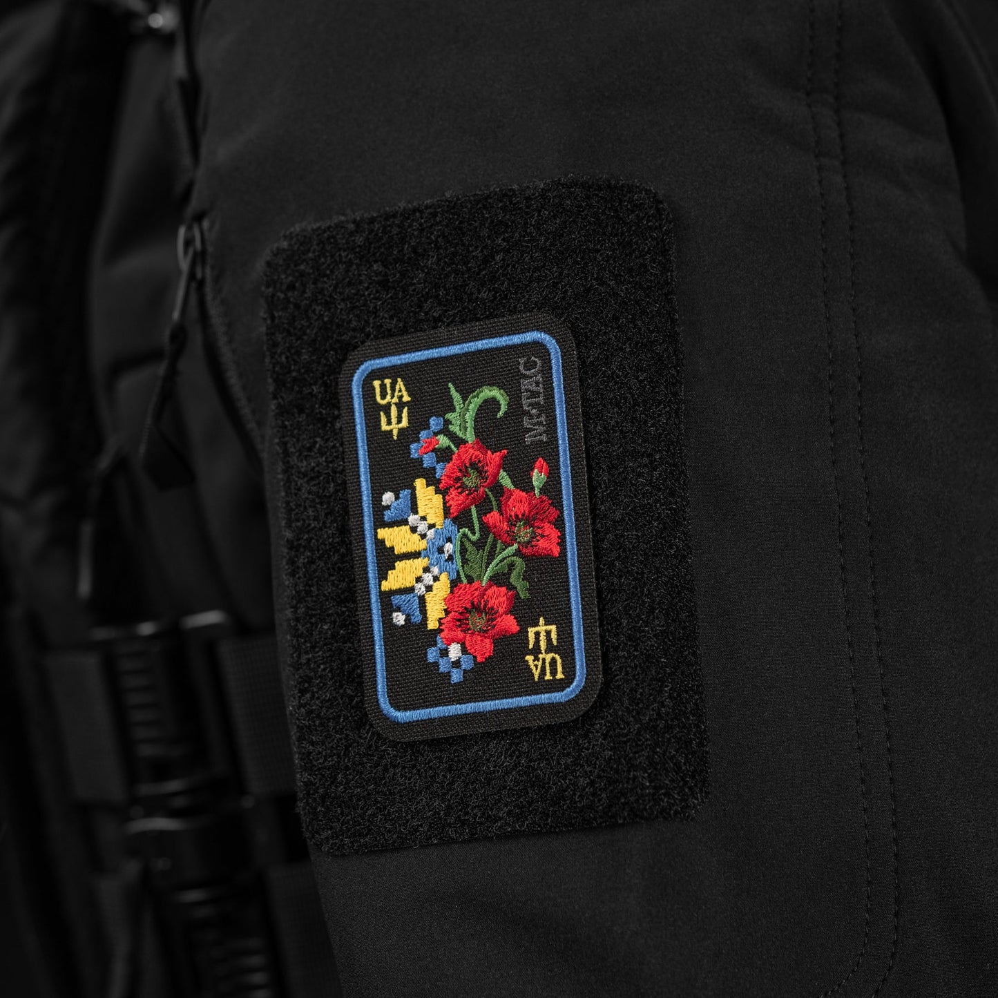 M-Tac Patch Ornament Poppy Embroidery