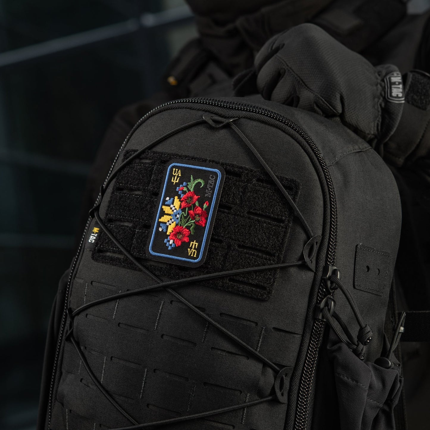 M-Tac Patch Ornament Poppy Embroidery