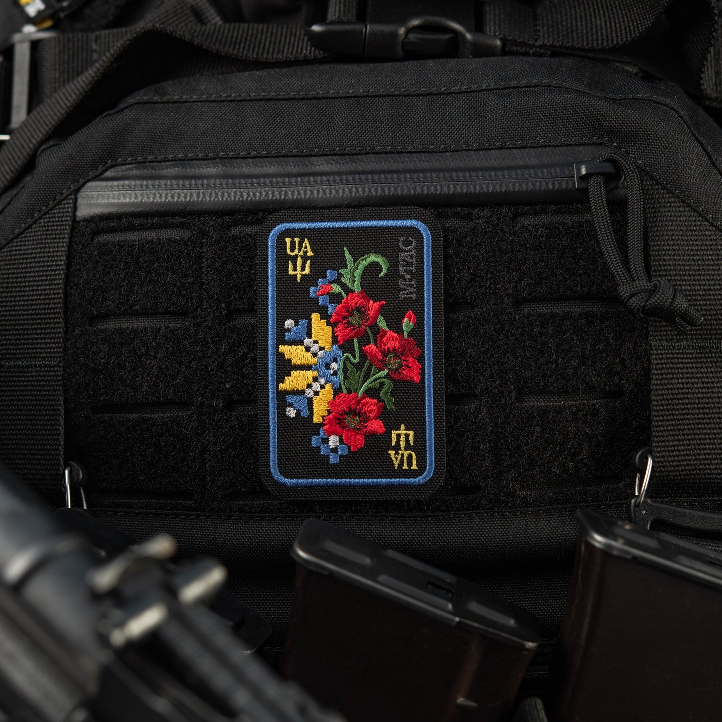 M-Tac Patch Ornament Poppy Embroidery