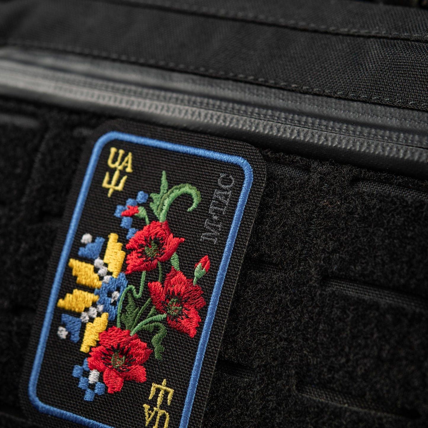 M-Tac Patch Ornament Poppy Embroidery