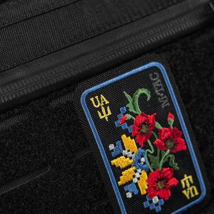 M-Tac Patch Ornament Poppy Embroidery