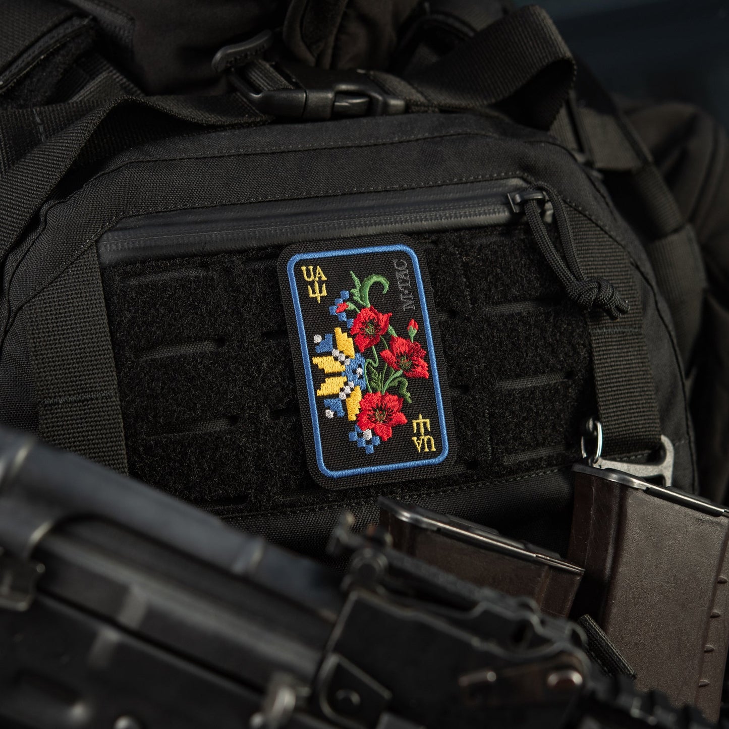 M-Tac Patch Ornament Poppy Embroidery