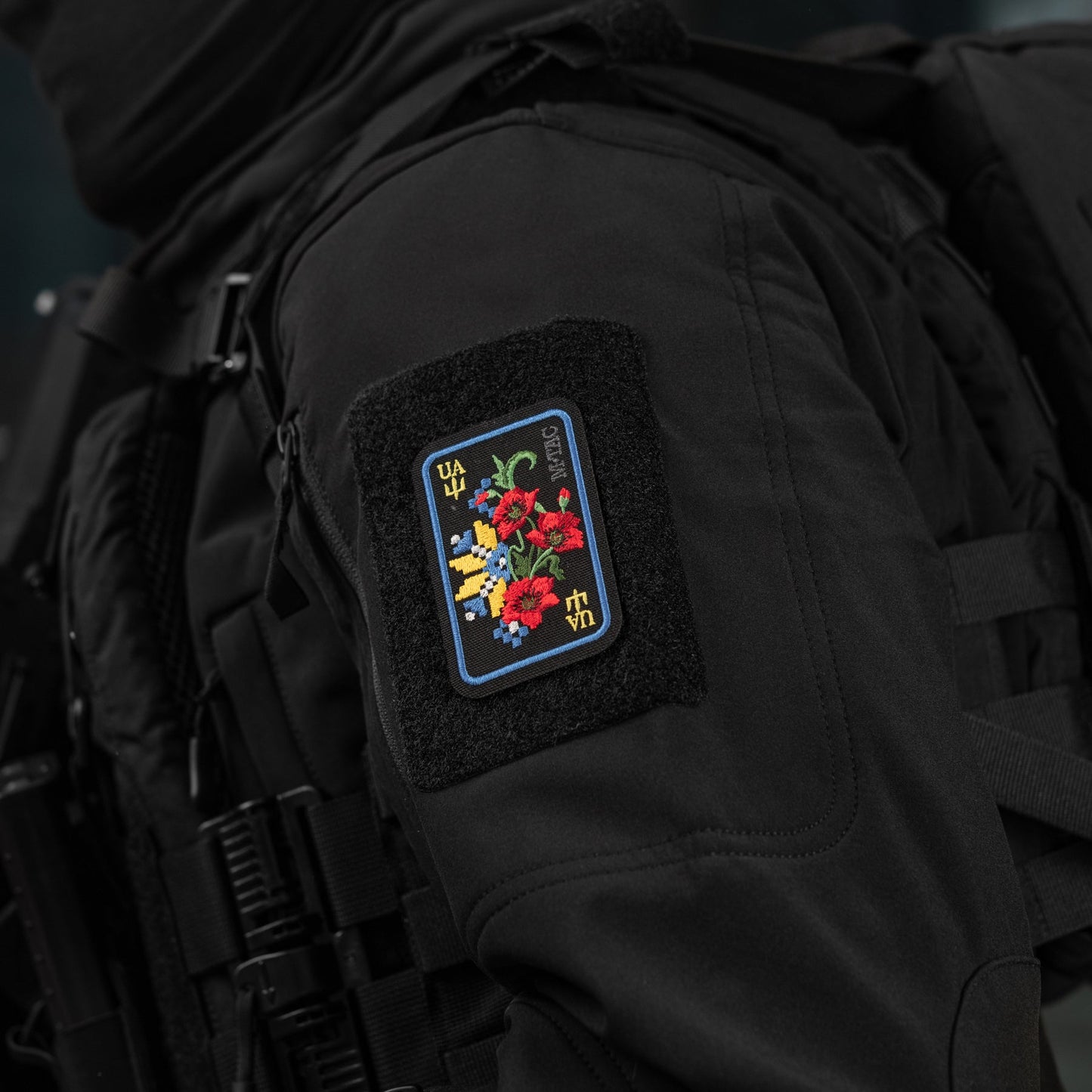 M-Tac Patch Ornament Poppy Embroidery