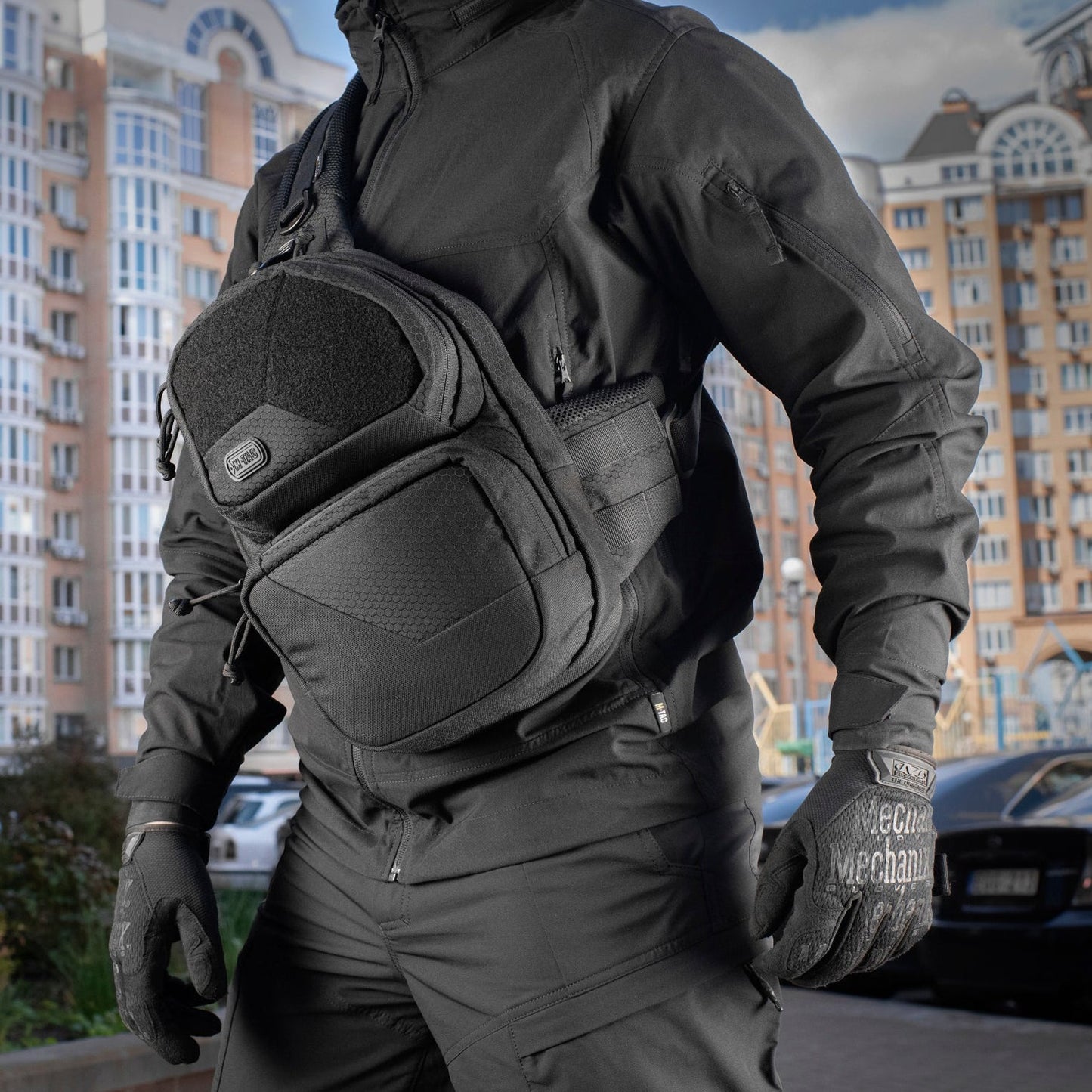 M-Tac Buckler Sling Bag Elite Hex
