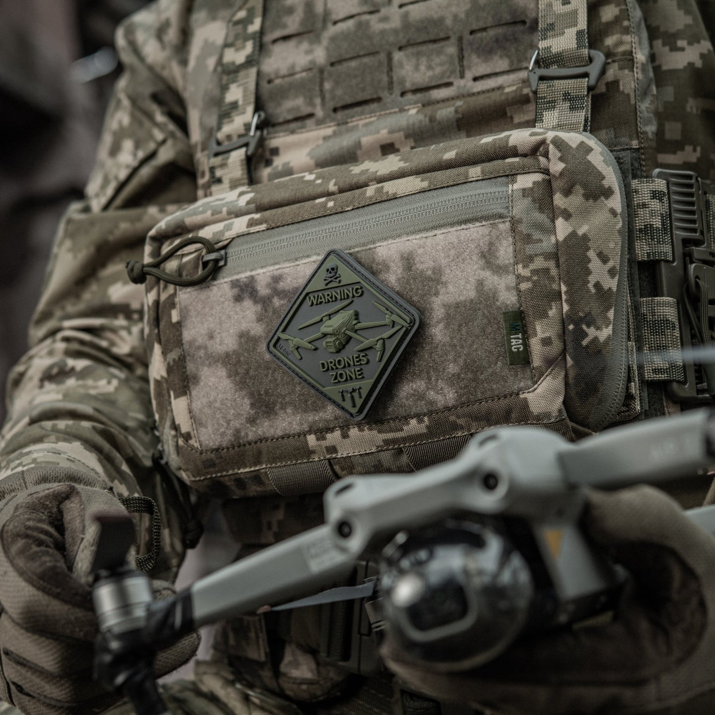 M-Tac Patch Drones Zone PVC