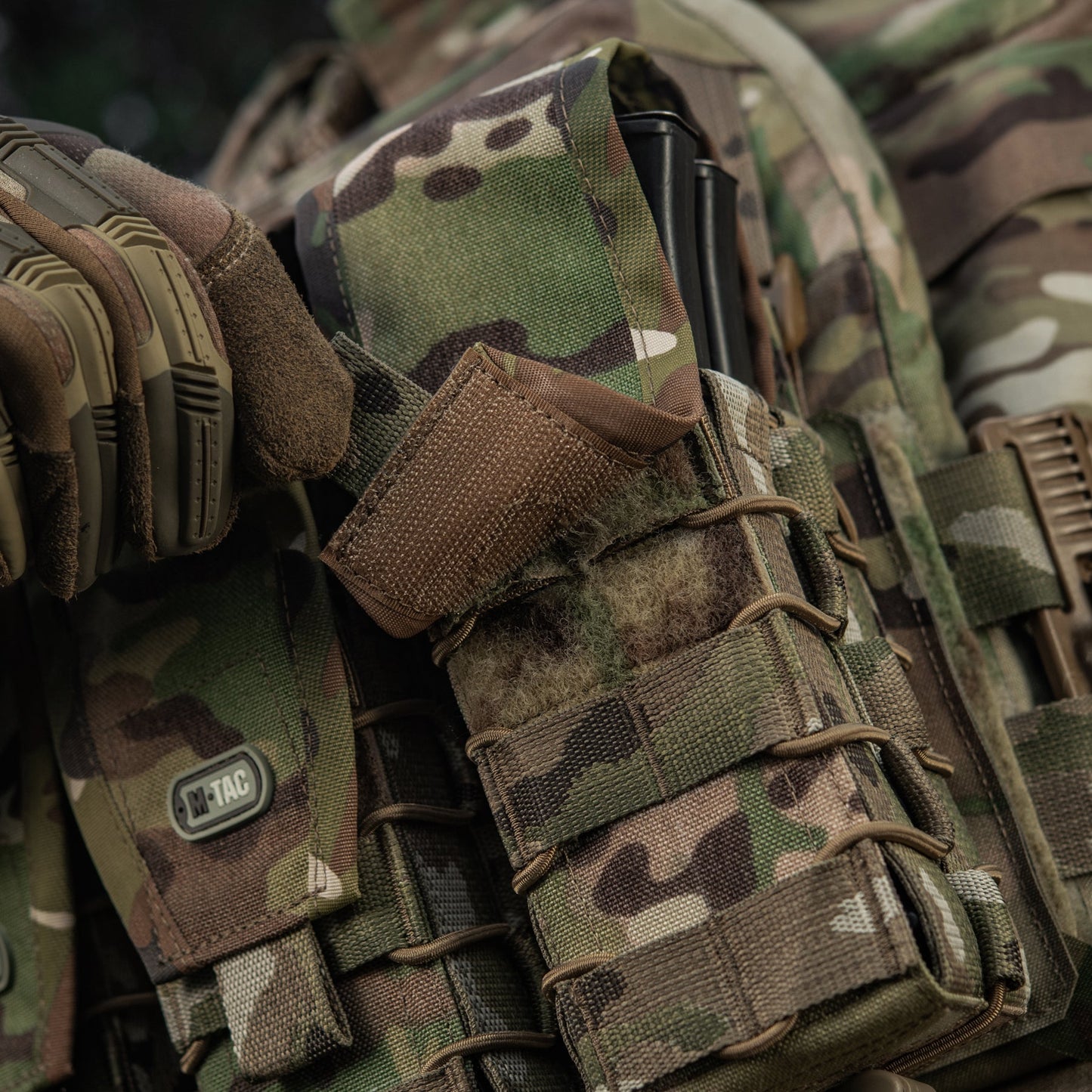 M-Tac Double AR/AK Mag Pouch with Flap