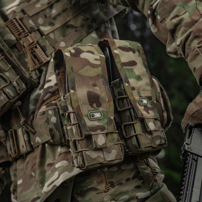 M-Tac Double AR/AK Mag Pouch with Flap
