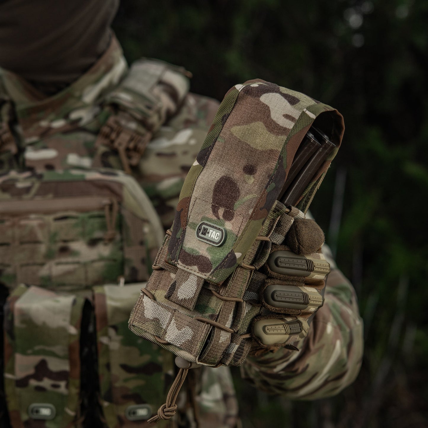 M-Tac Double AR/AK Mag Pouch with Flap