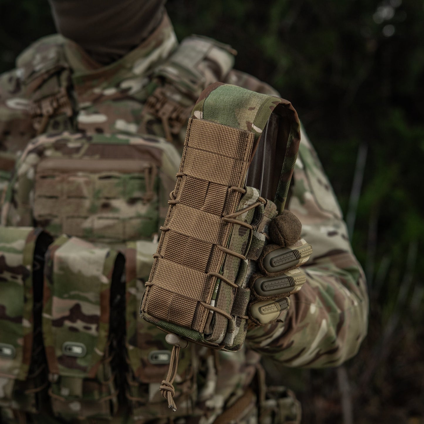 M-Tac Double AR/AK Mag Pouch with Flap