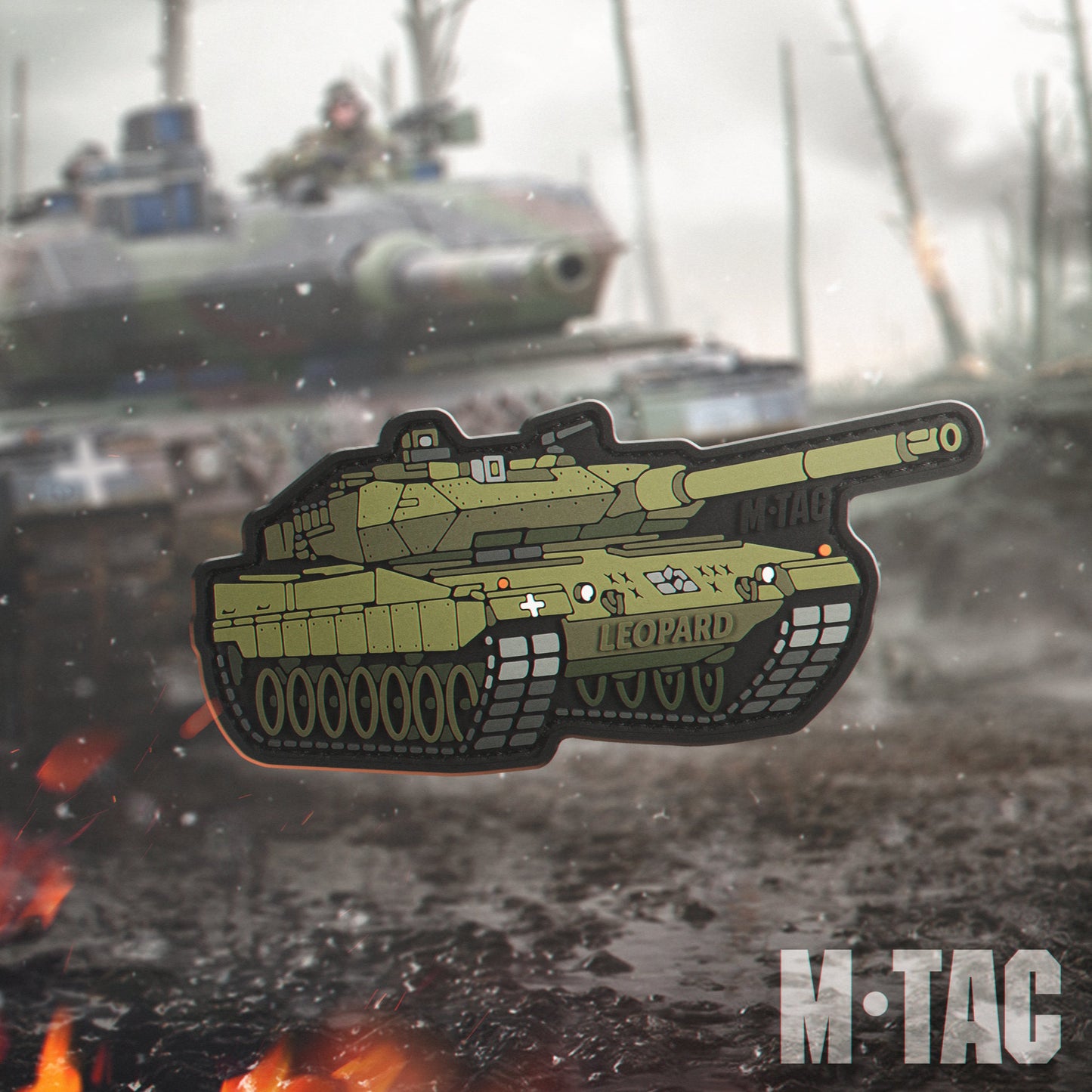 M-Tac Patch LEOPARD 2 PVC