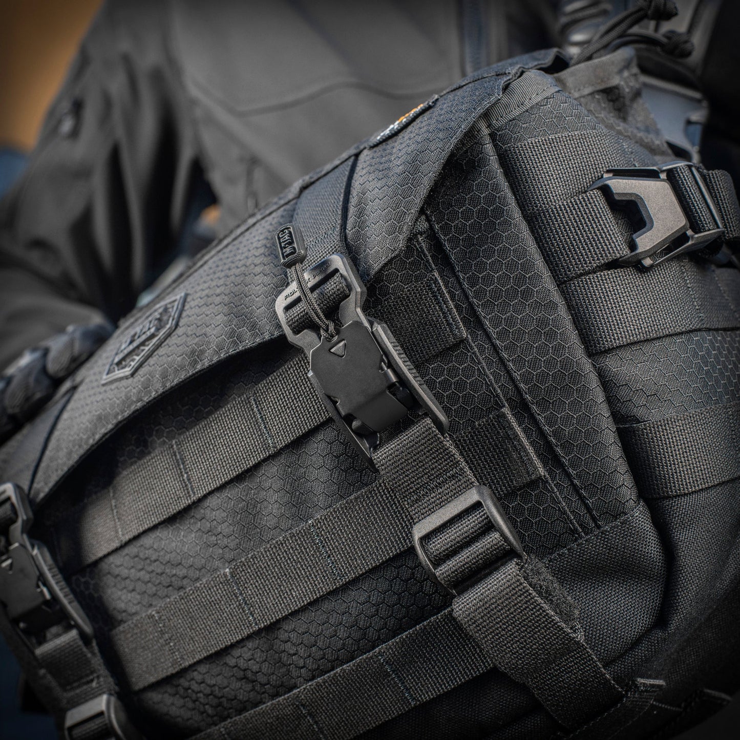 M-Tac Messenger Bag Elite Hex Black