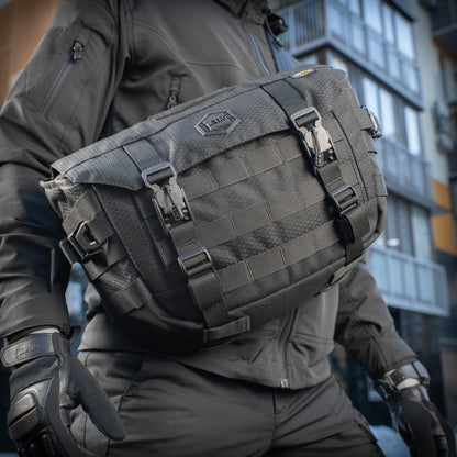 M-Tac Messenger Bag Elite Hex Black