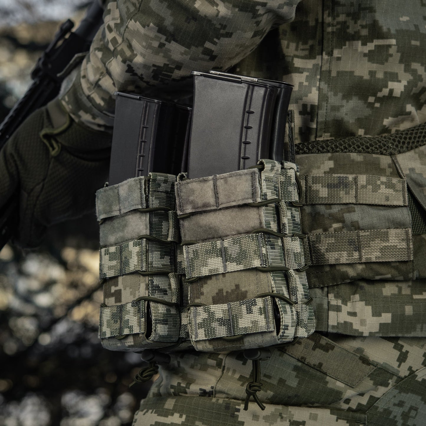 M-Tac Double AR/AK Mag Pouch with Flap