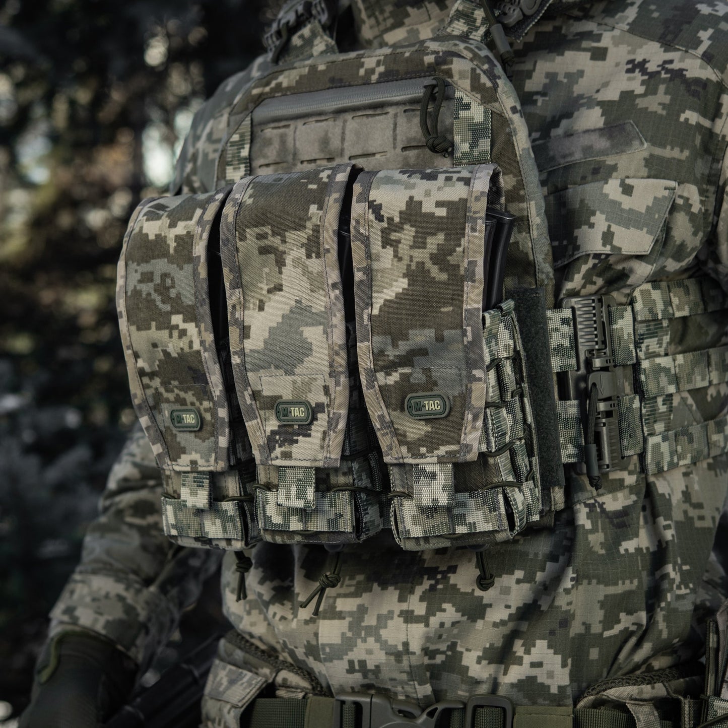 M-Tac Double AR/AK Mag Pouch with Flap