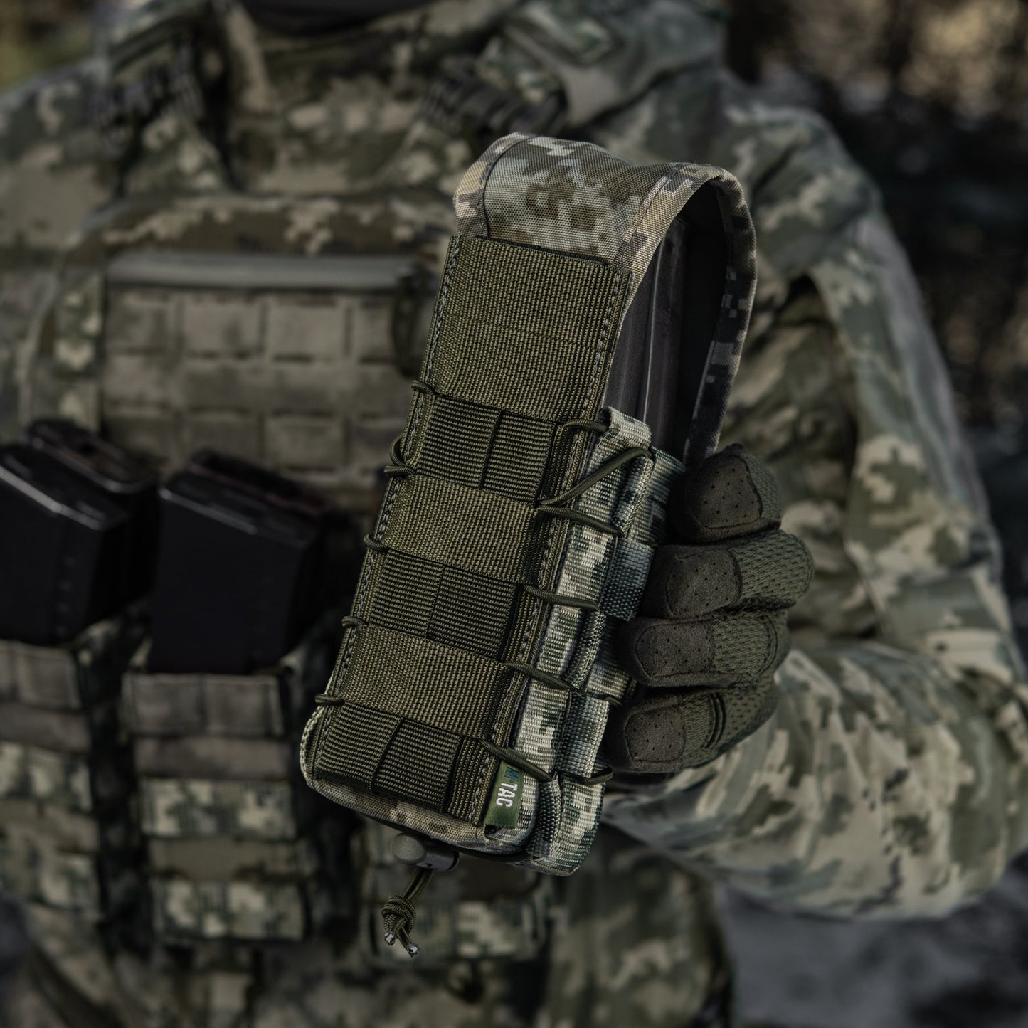 M-Tac Double AR/AK Mag Pouch with Flap