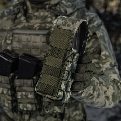 M-Tac Double AR/AK Mag Pouch with Flap
