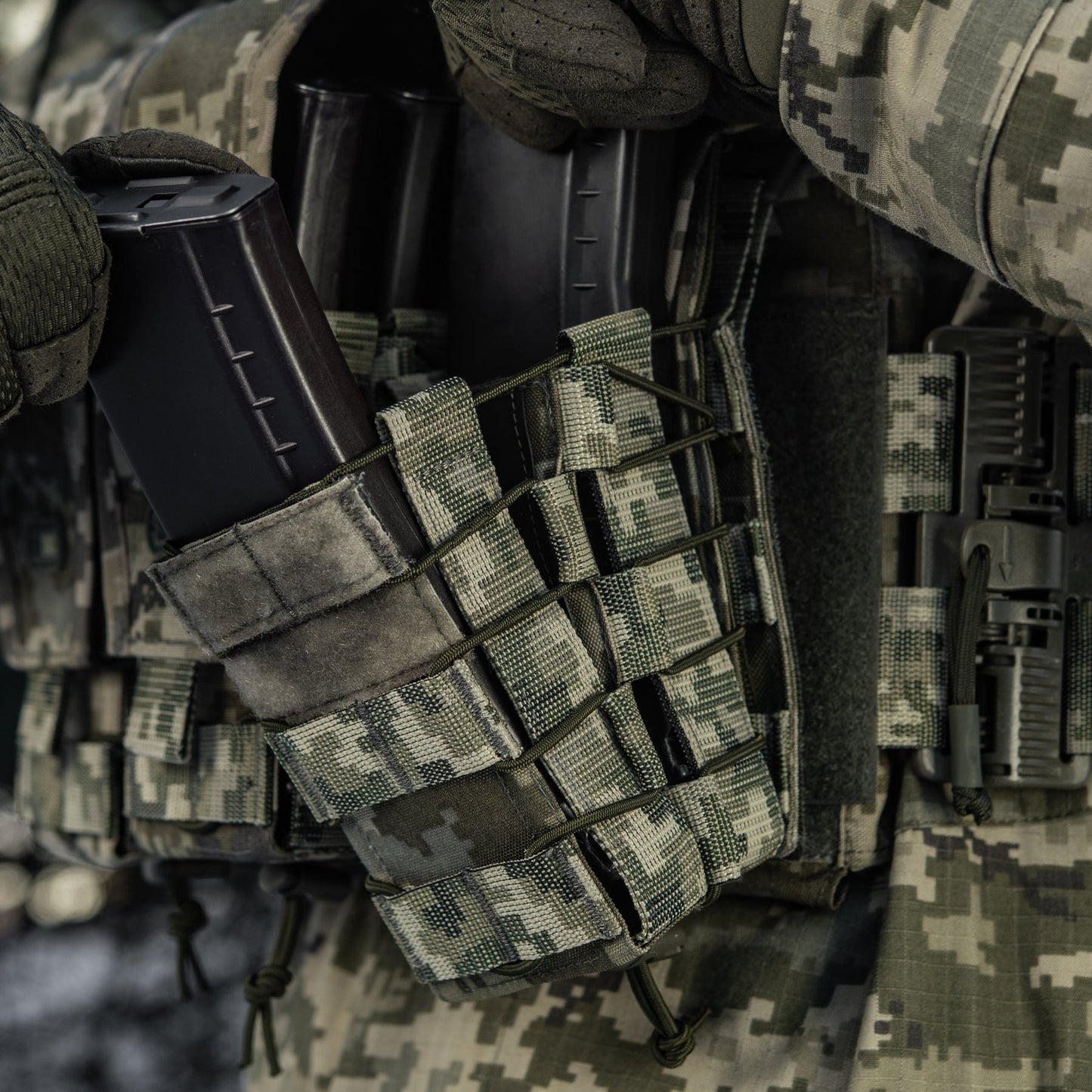 M-Tac Double AR/AK Mag Pouch with Flap