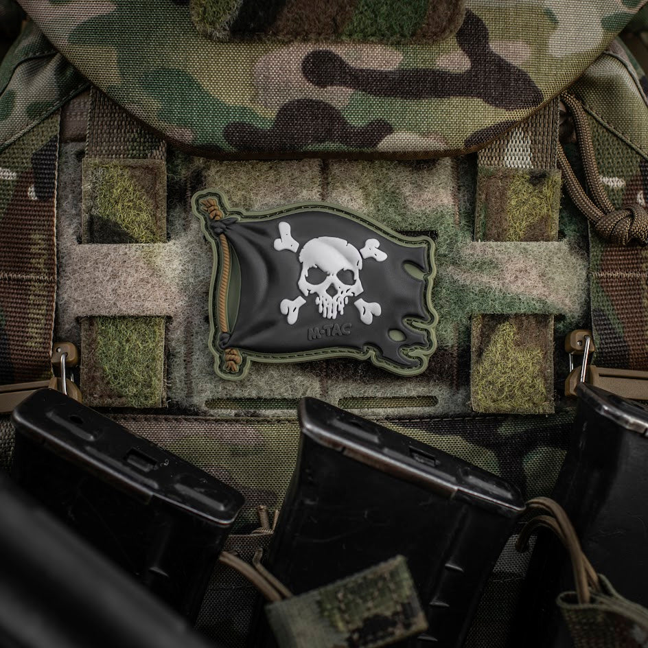 M-Tac Morale Patch Jolly Roger Pirate Flag