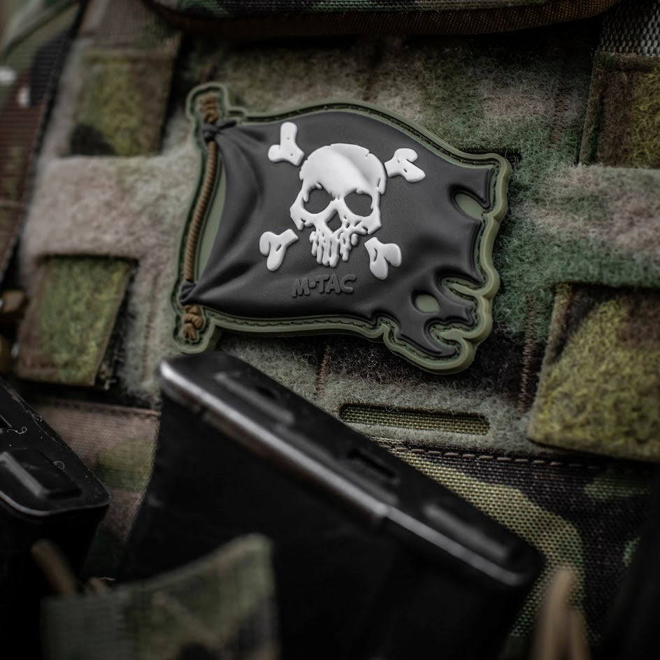 M-Tac Morale Patch Jolly Roger Pirate Flag