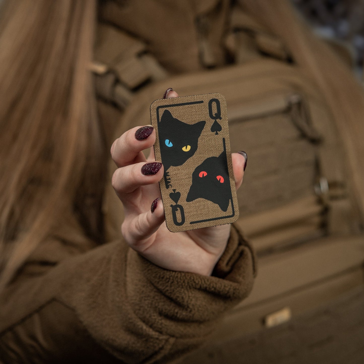 M-Tac Patch Queen of Spades Ornament