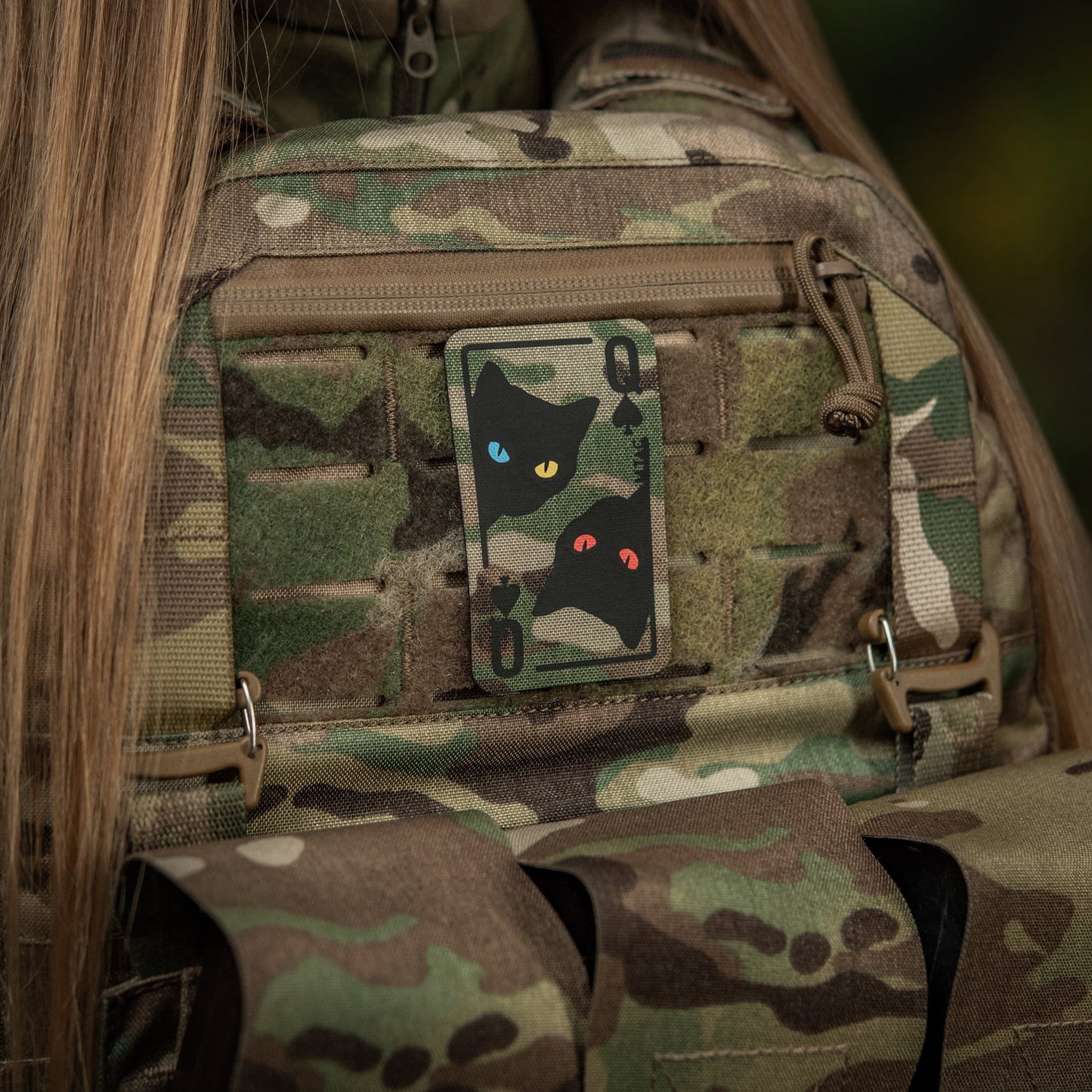 M-Tac Patch Queen of Spades Ornament