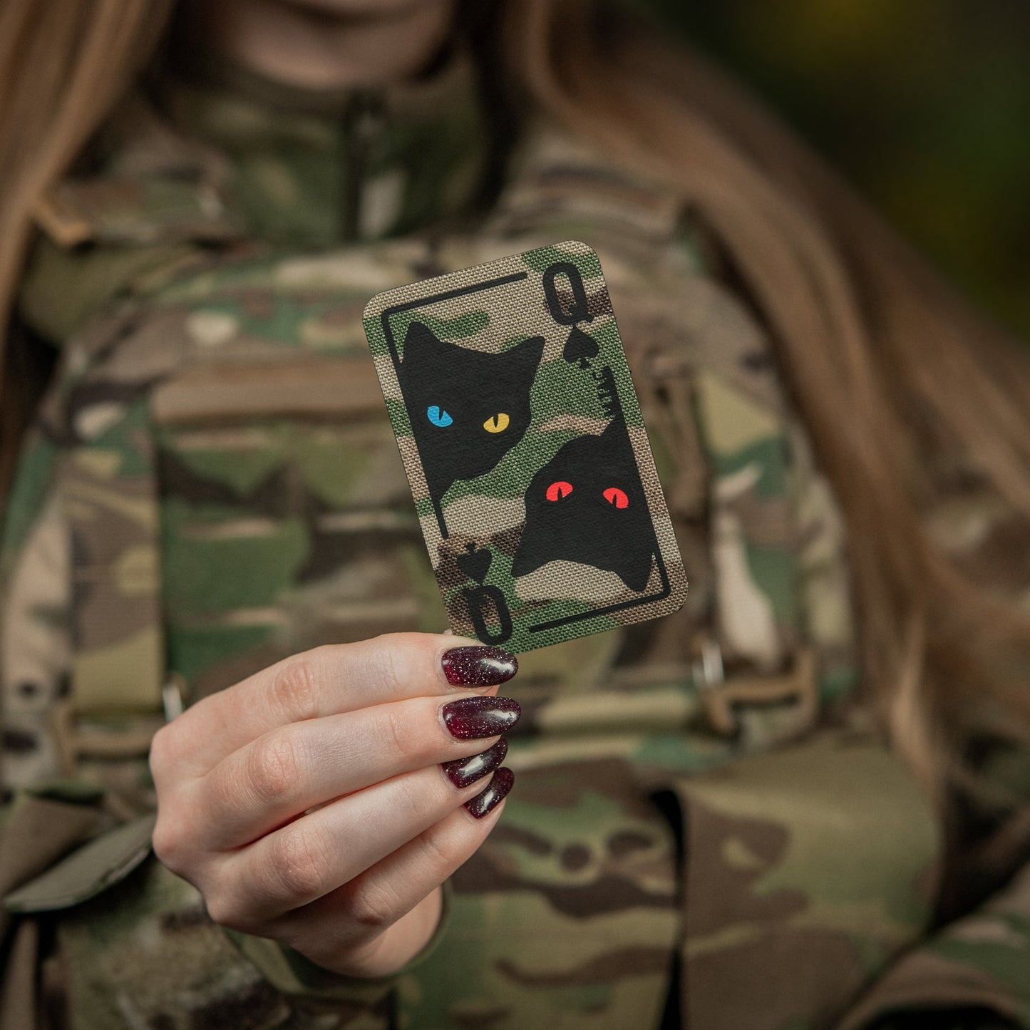 M-Tac Patch Queen of Spades Ornament