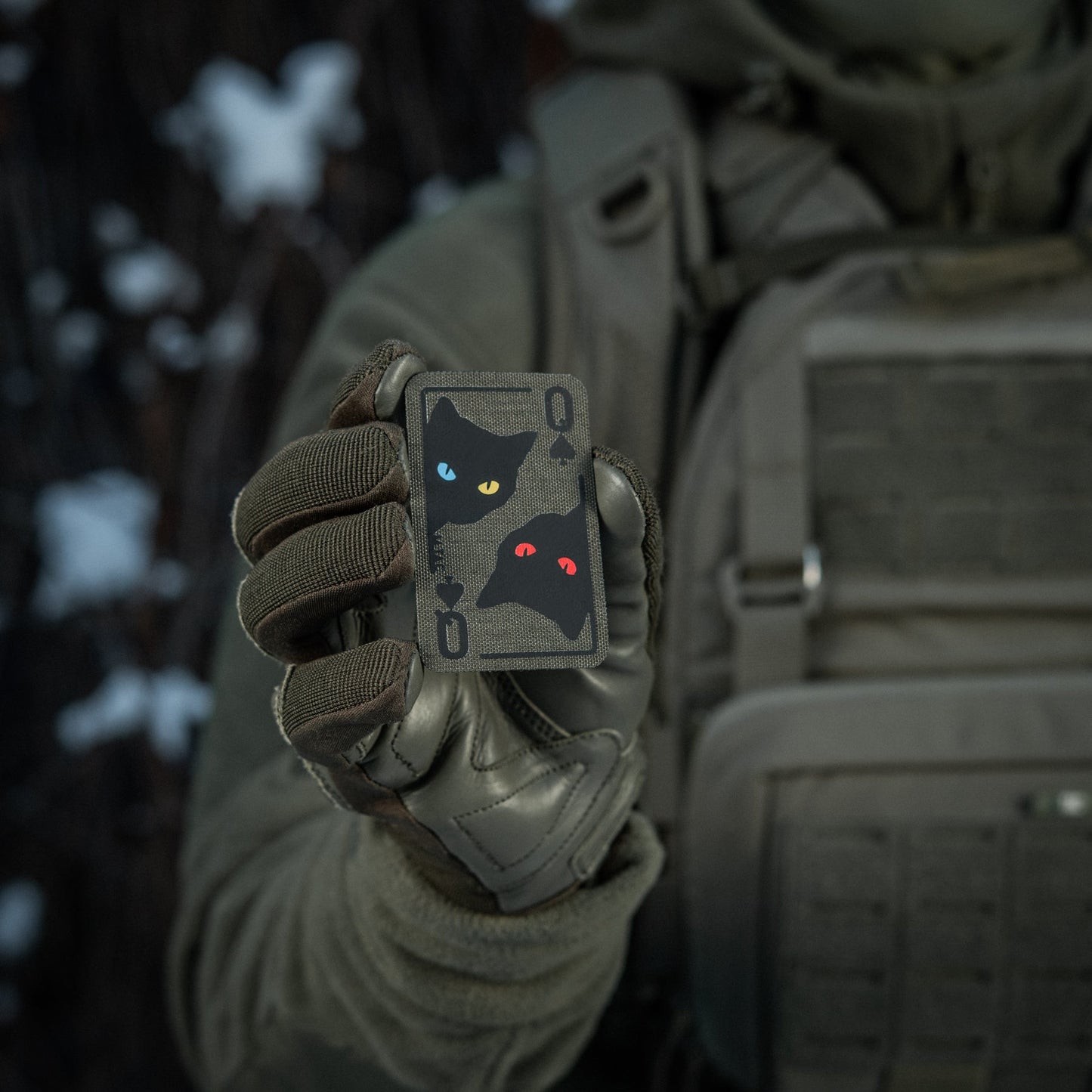 M-Tac Patch Queen of Spades Ornament