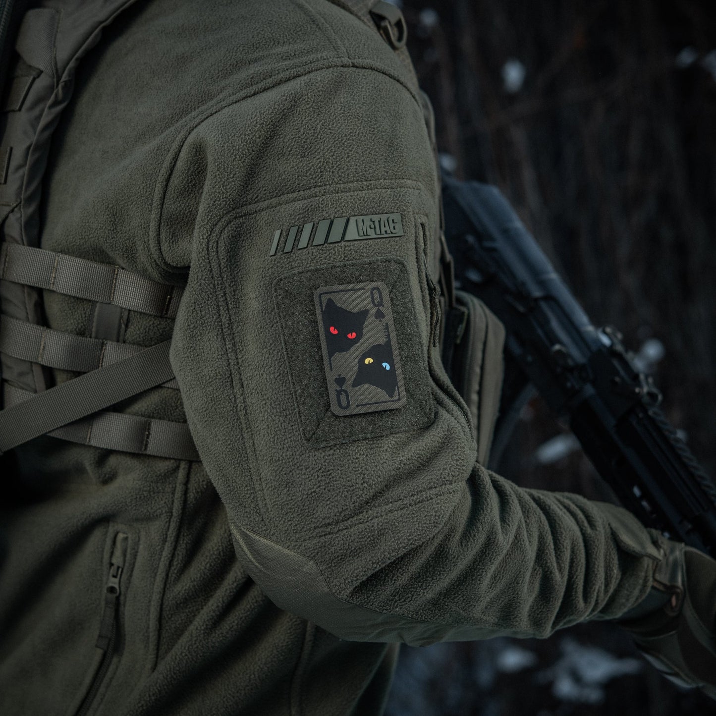 M-Tac Patch Queen of Spades Ornament