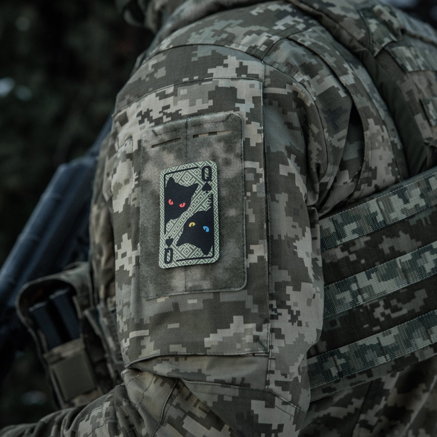 M-Tac Patch Queen of Spades Ornament