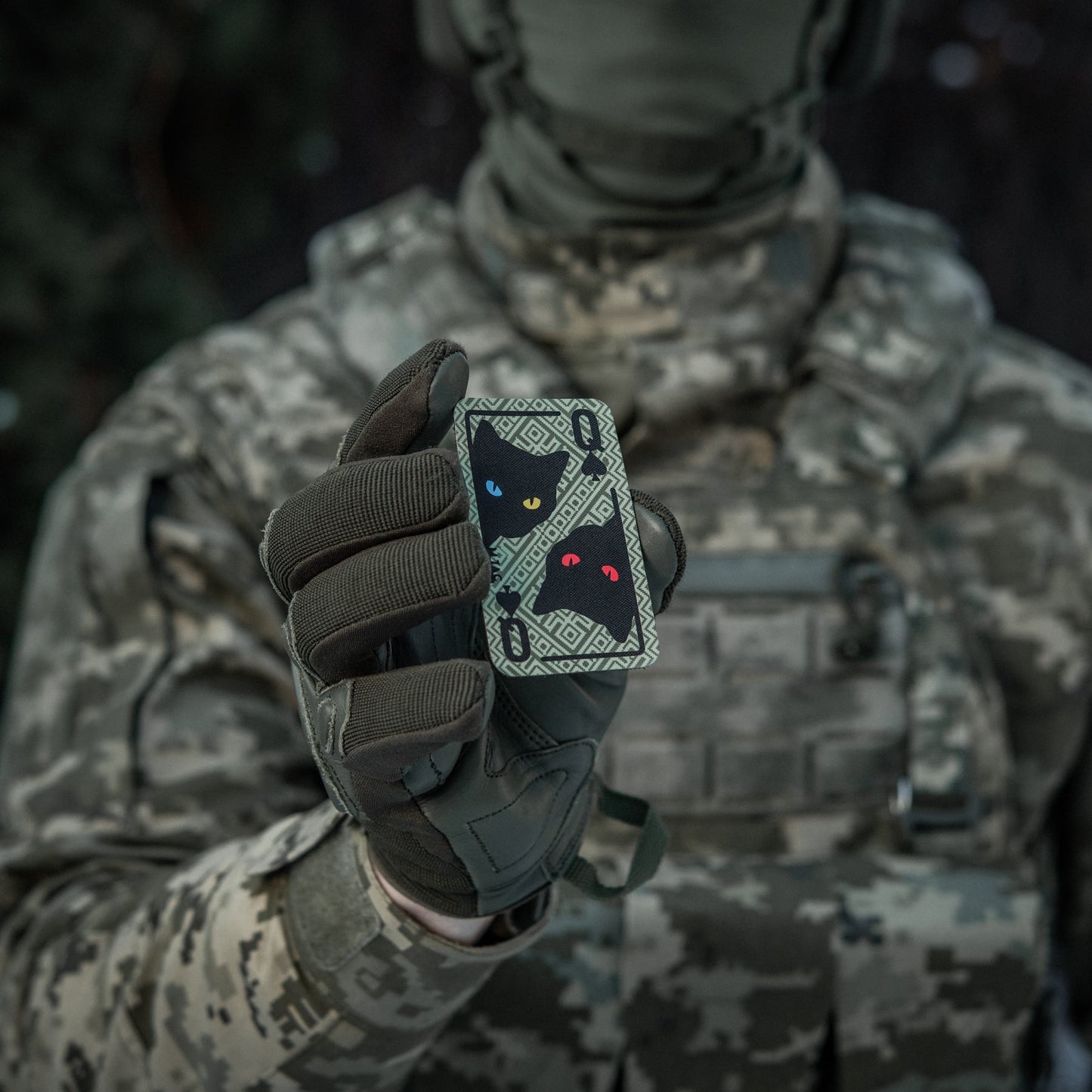M-Tac Patch Queen of Spades Ornament