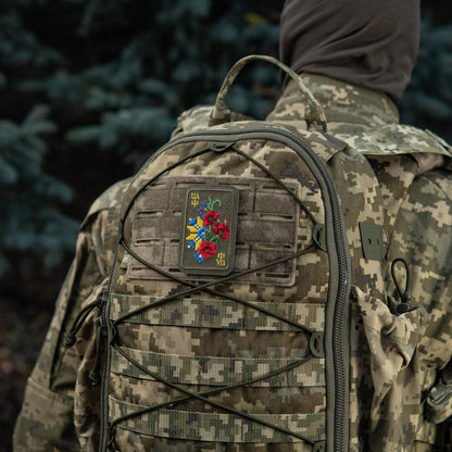 M-Tac Patch Ornament Poppy Embroidery