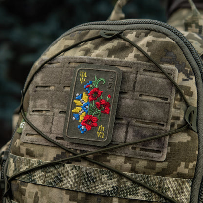 M-Tac Patch Ornament Poppy Embroidery