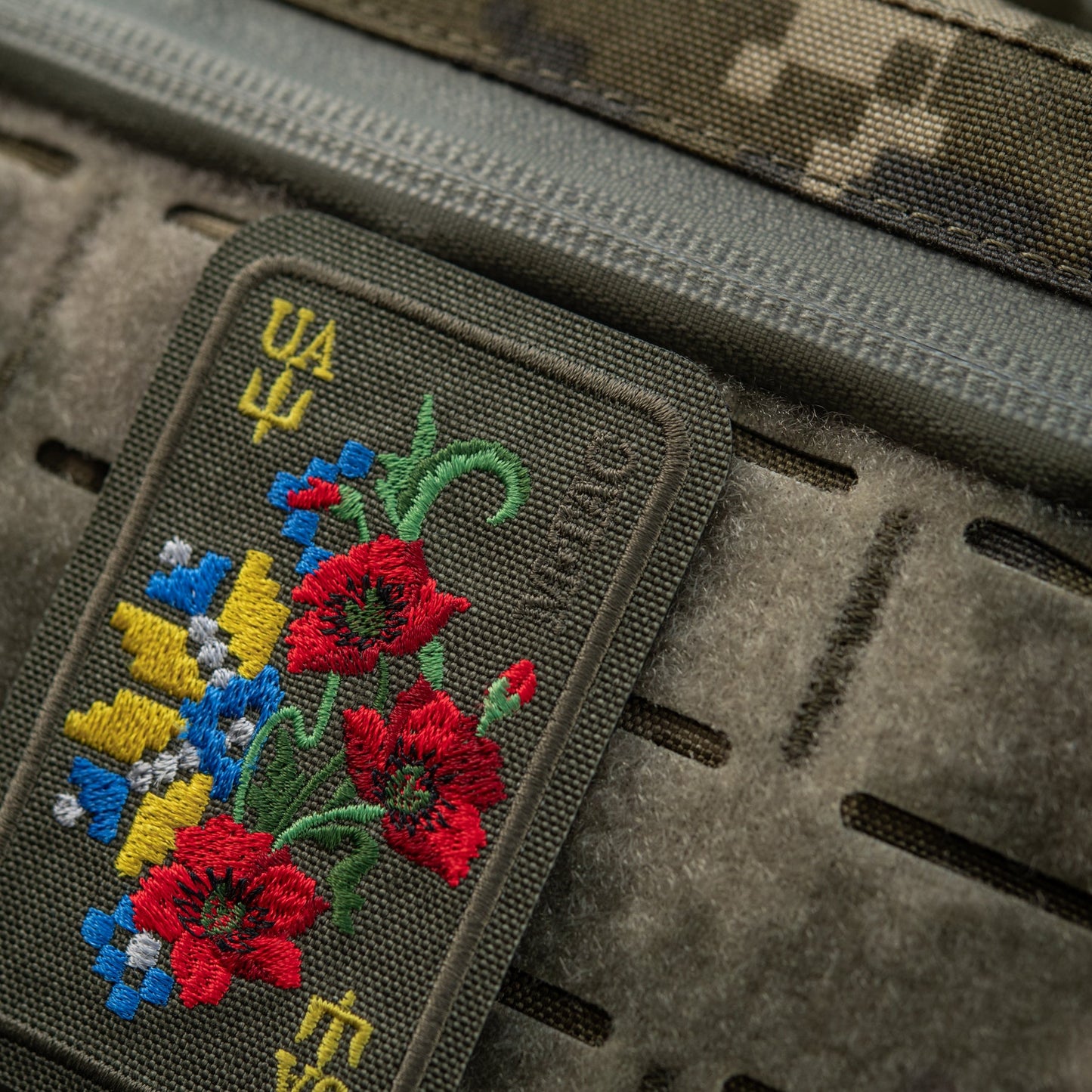 M-Tac Patch Ornament Poppy Embroidery